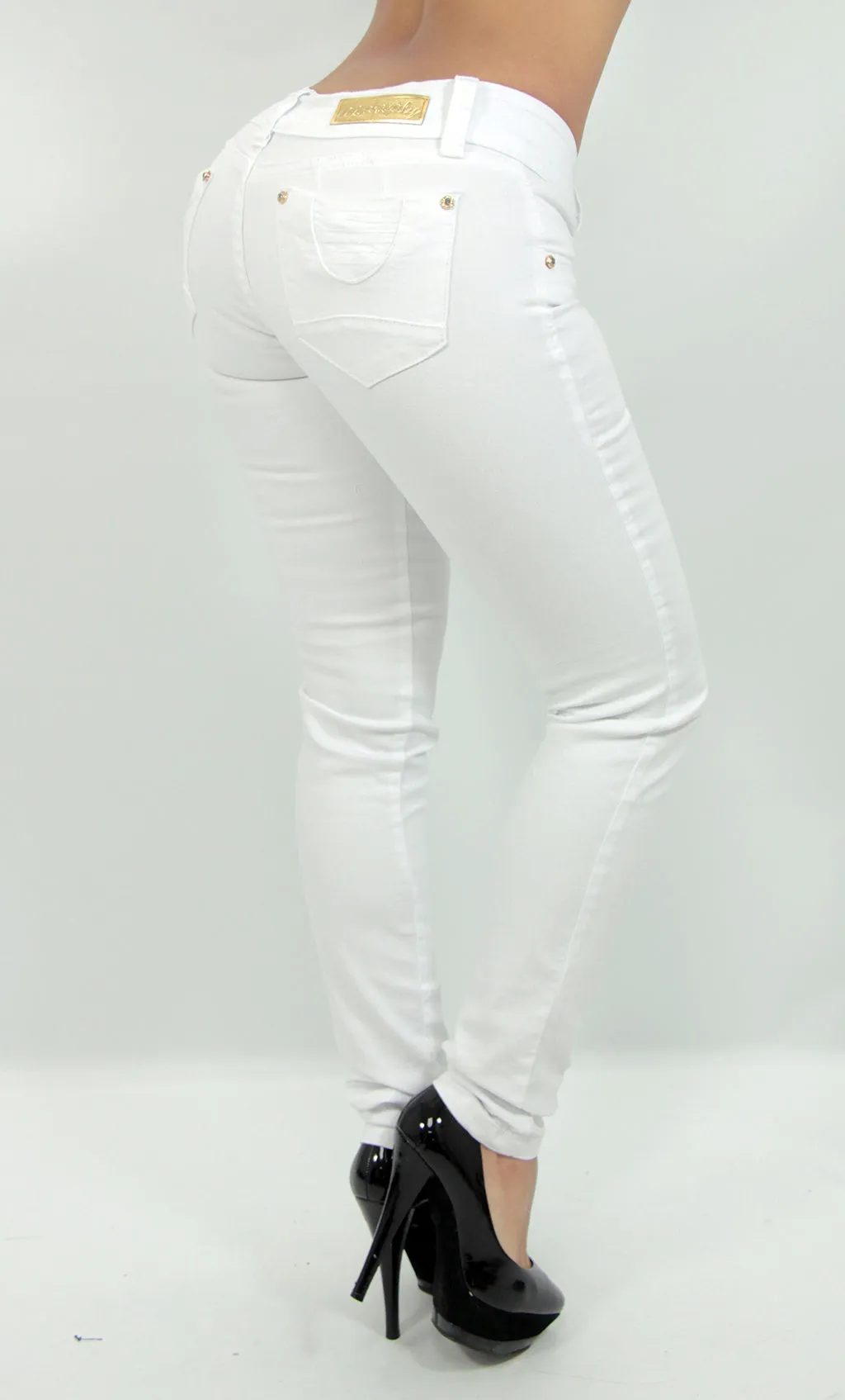 17482 Glam White Maripily Skinny Jean