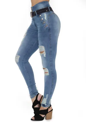 19507 Ripped Skinny Jean by Maripily Rivera