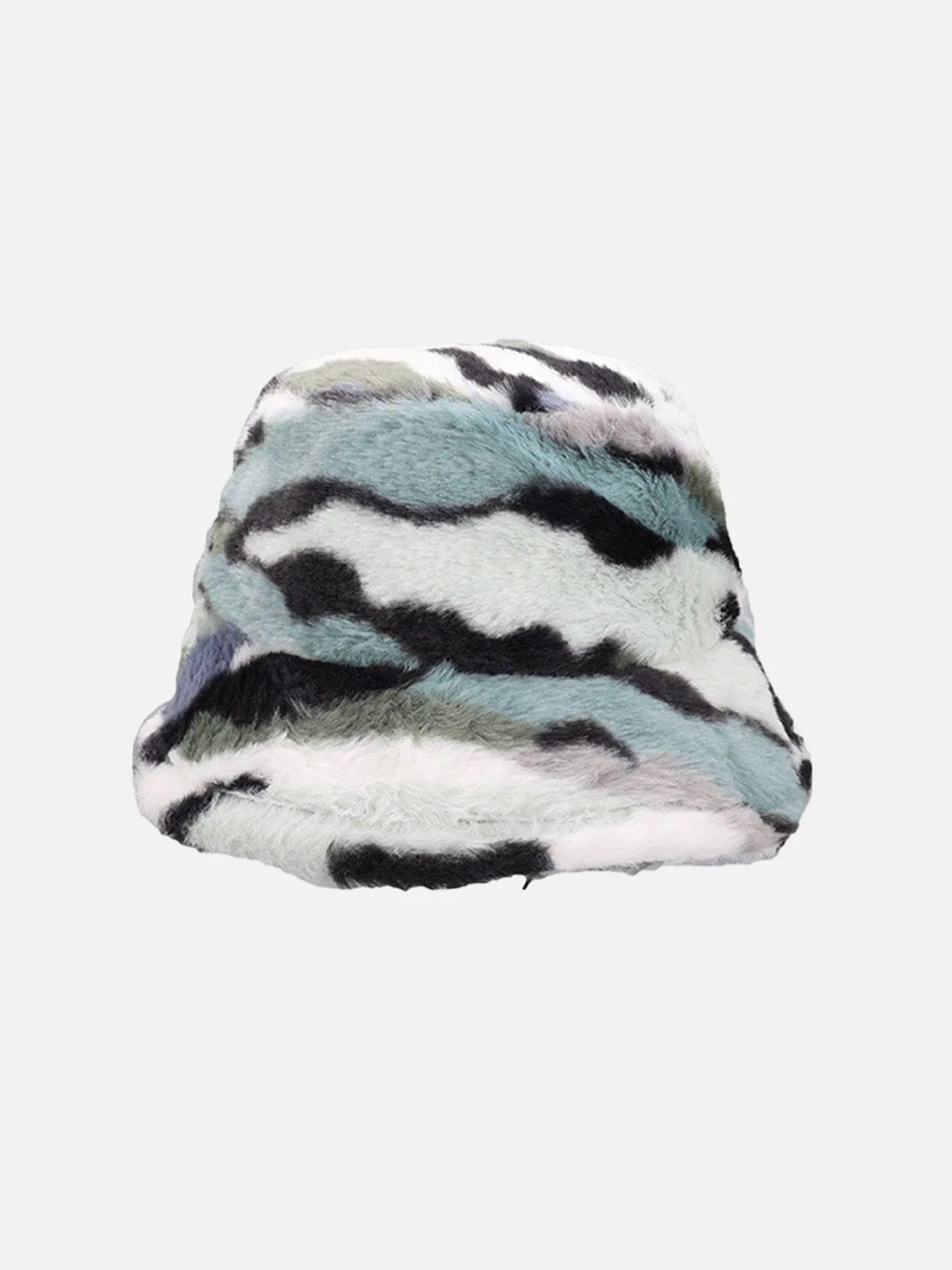 AlanBalen® - Camo Stripe Plush Vintage Bucket Hat