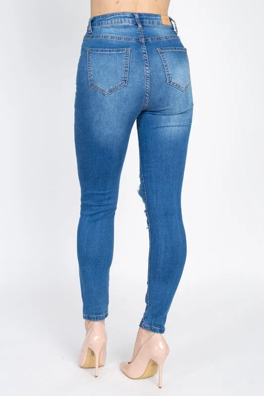 Ava Medium Distressed Jeans