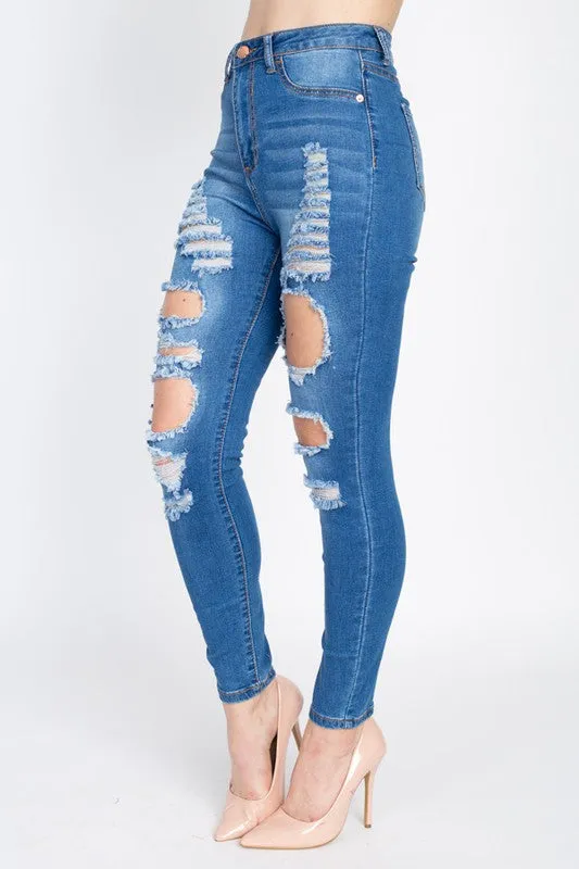 Ava Medium Distressed Jeans