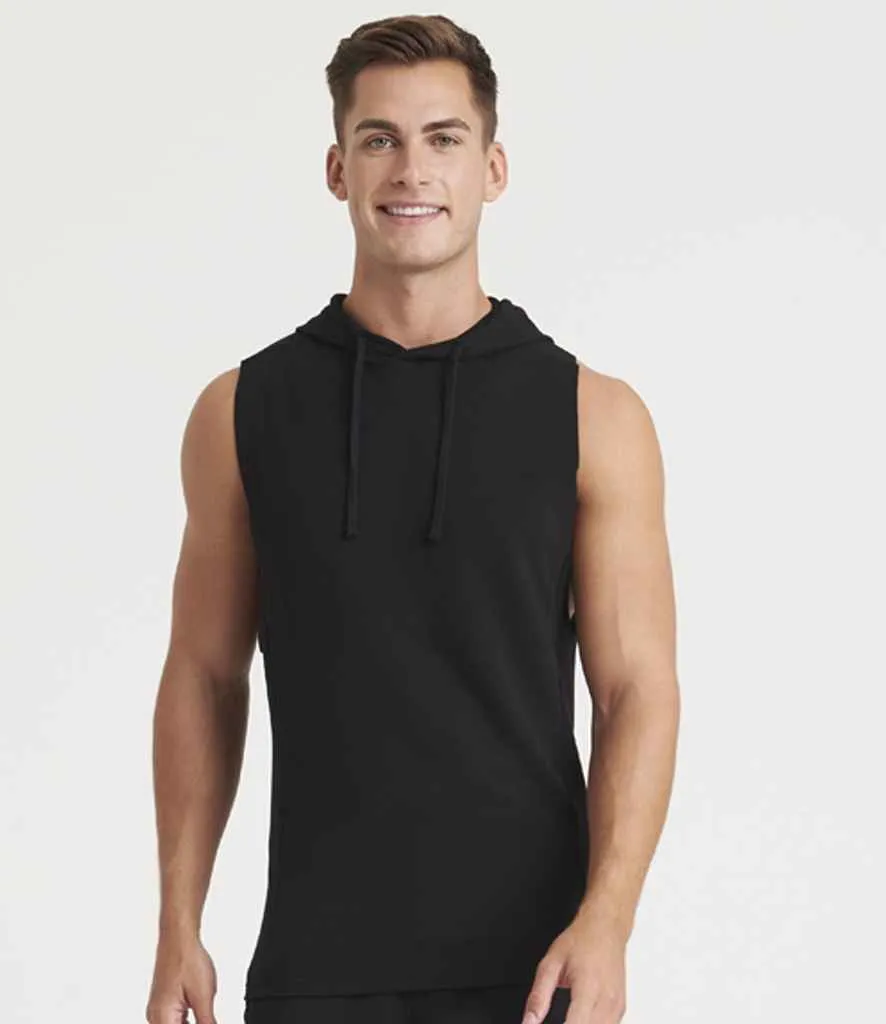 AWDis Cool Urban Sleeveless Muscle Hoodie | Jet Black