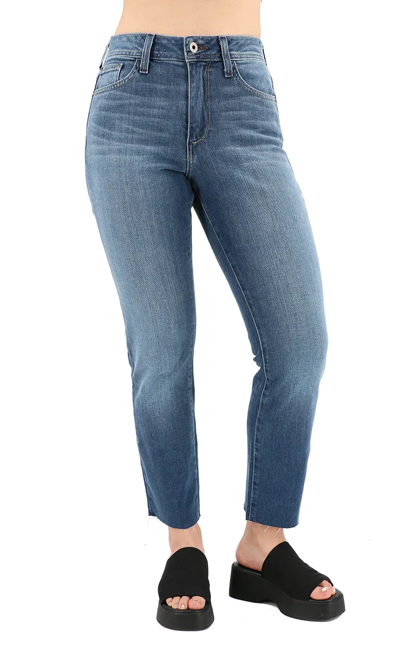 Heather Straight Leg Crop