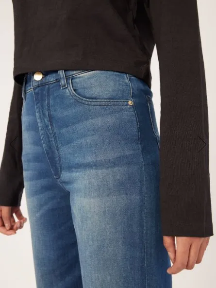 Hepburn Wide Leg Jeans - Vintage Orlena