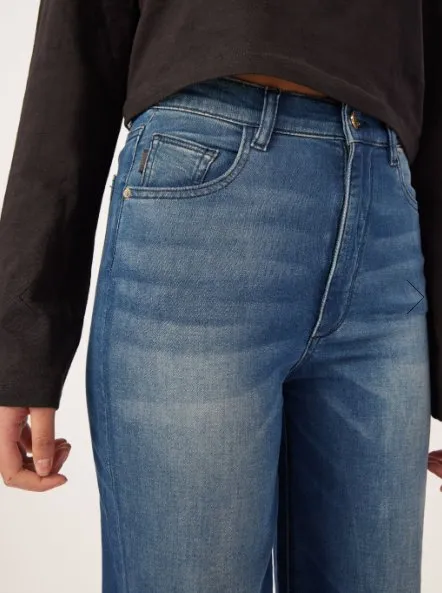 Hepburn Wide Leg Jeans - Vintage Orlena