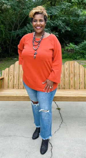 Jeanne Relaxed Straight Distressed Jeans By Vervet