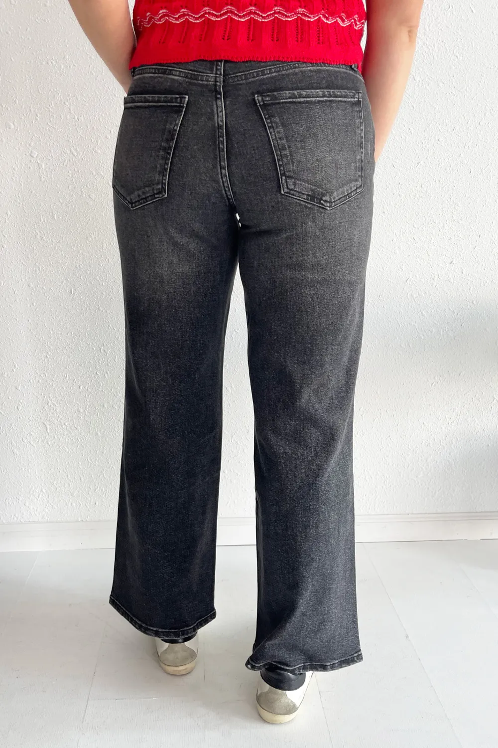 Jodi High Rise- Wide Leg Pack Pockets Regular Hem