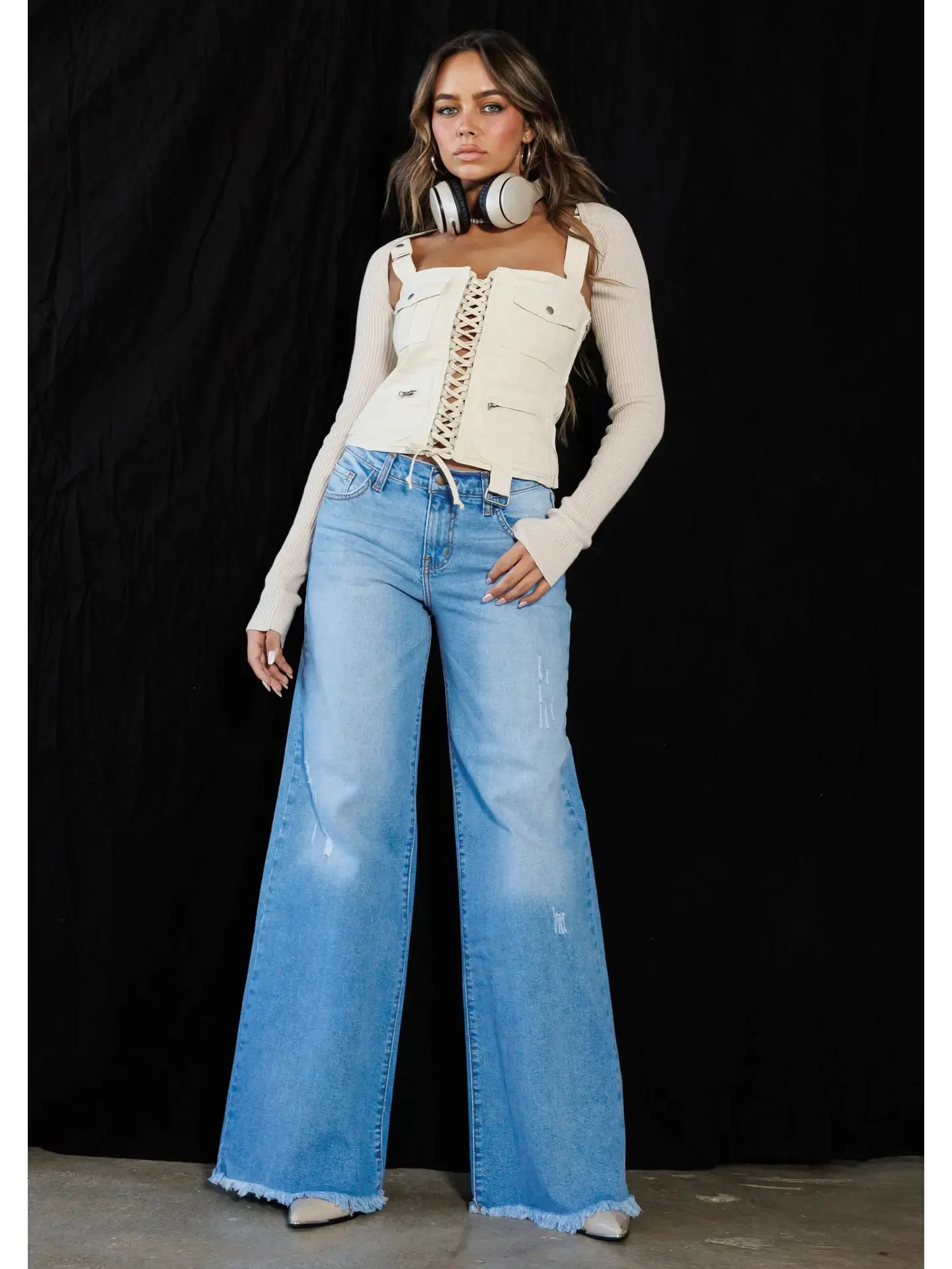 NikkiB wide leg jeans