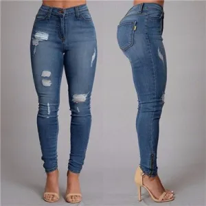 Ripped Boyfriend Jeans