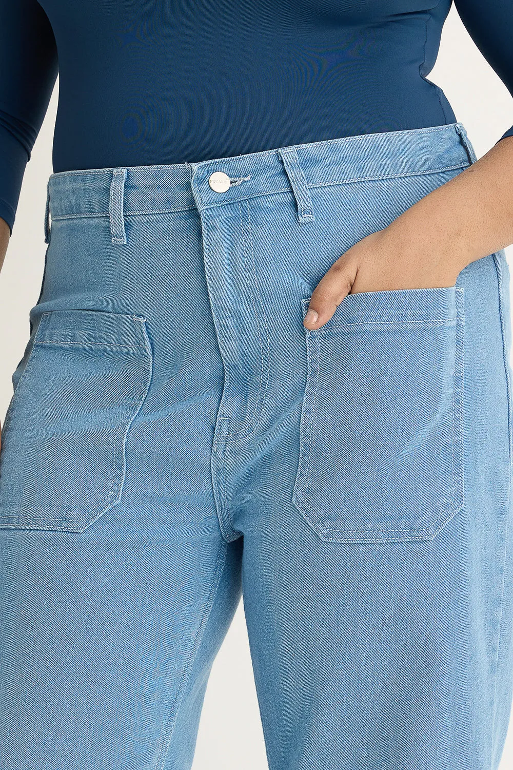 Siren Front Pocket Bootcut Curve Jeans