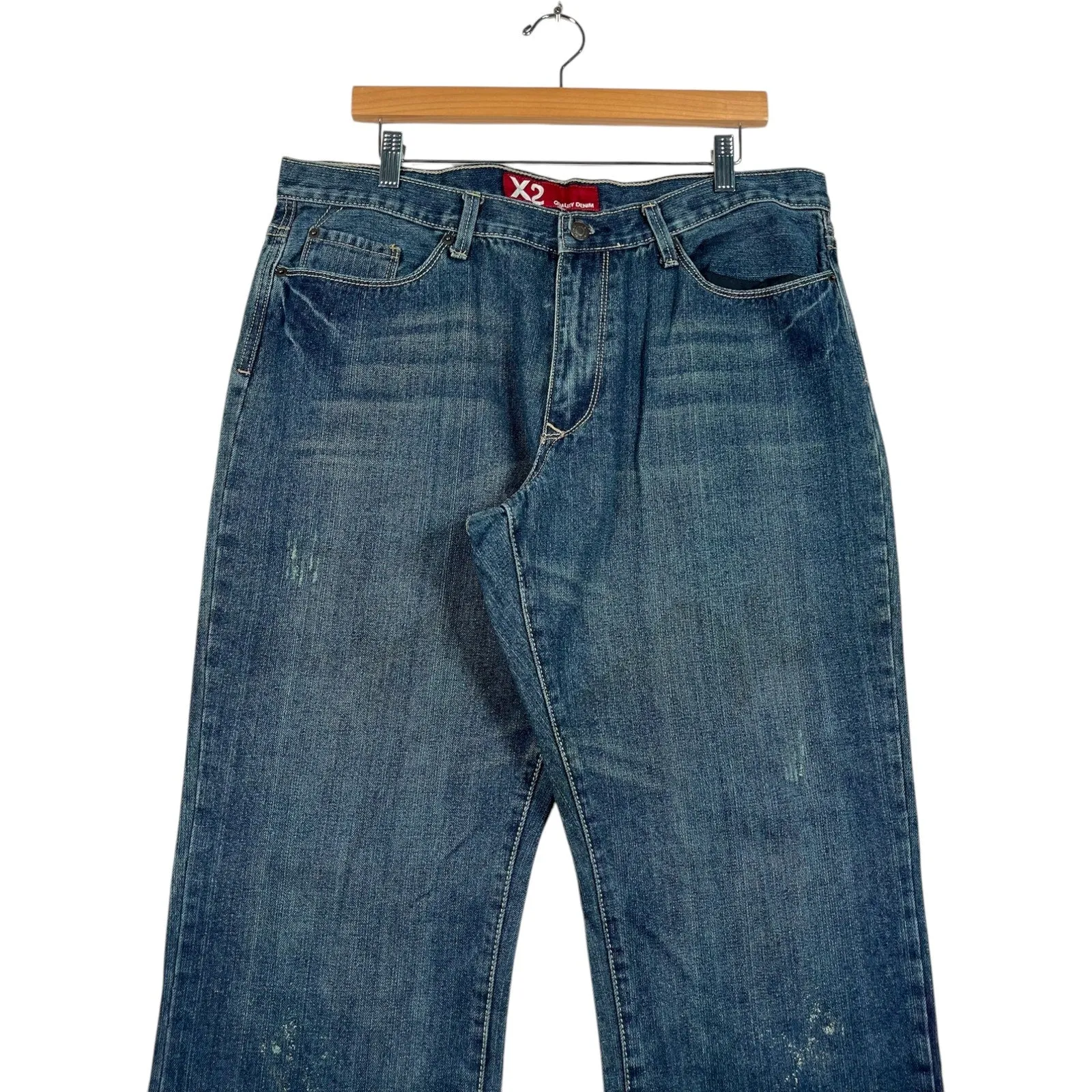 Vintage X2 Low Rise Bootcut Denim Jeans 36 x 32