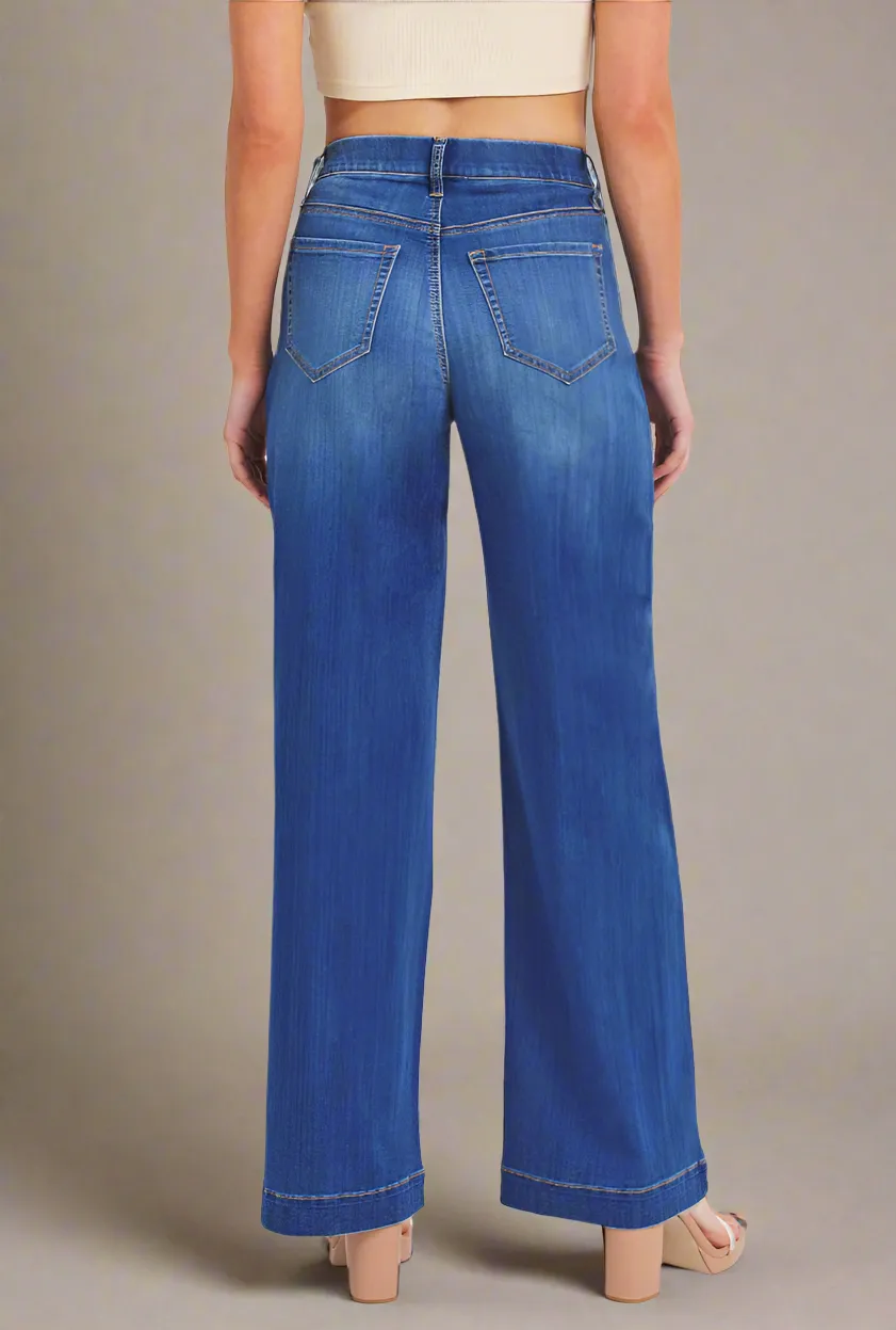 Weekender Pull On Wide Leg Jeans