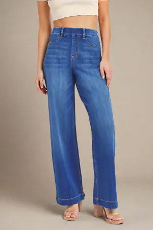 Weekender Pull On Wide Leg Jeans