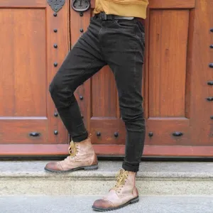 West Louis Black Denim Ripped Jeans