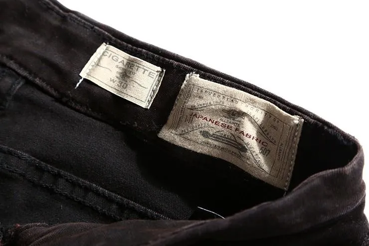 West Louis Black Denim Ripped Jeans