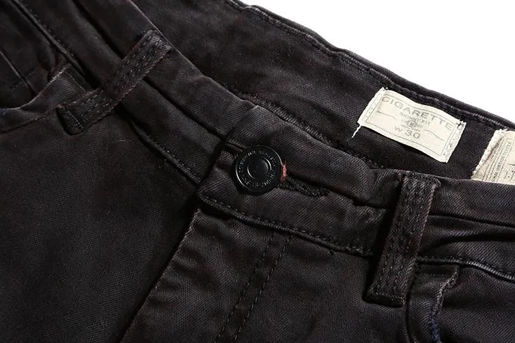 West Louis Black Denim Ripped Jeans