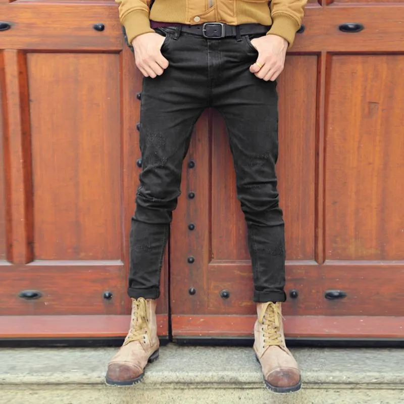 West Louis Black Denim Ripped Jeans