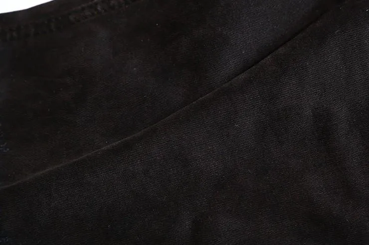 West Louis Black Denim Ripped Jeans