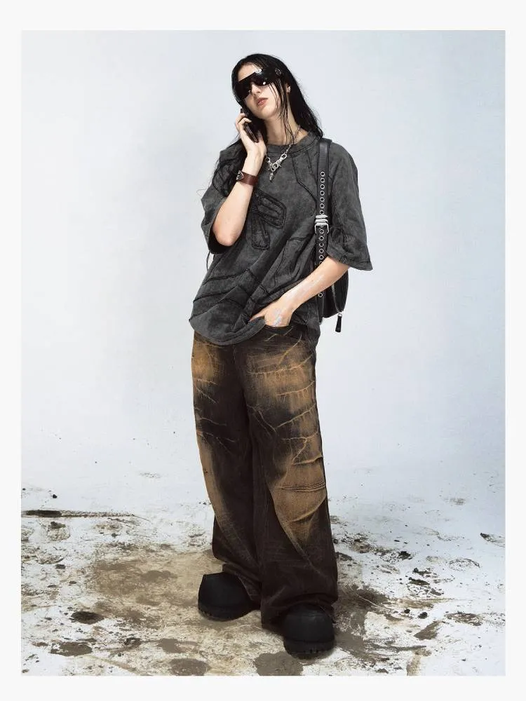 Wide leg jeans【s0000009213】