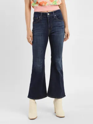 Women's 726 Blue Bootcut Fit Mid Rise Jeans
