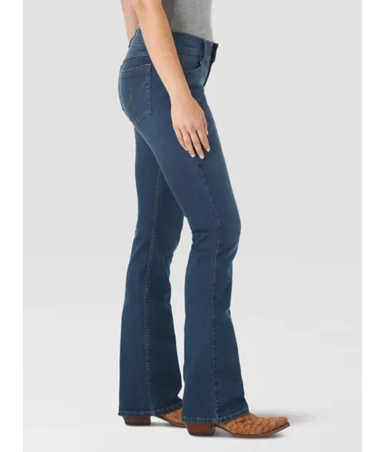 Wrangler Women's Mid Rise Jeans Bootcut - Kora