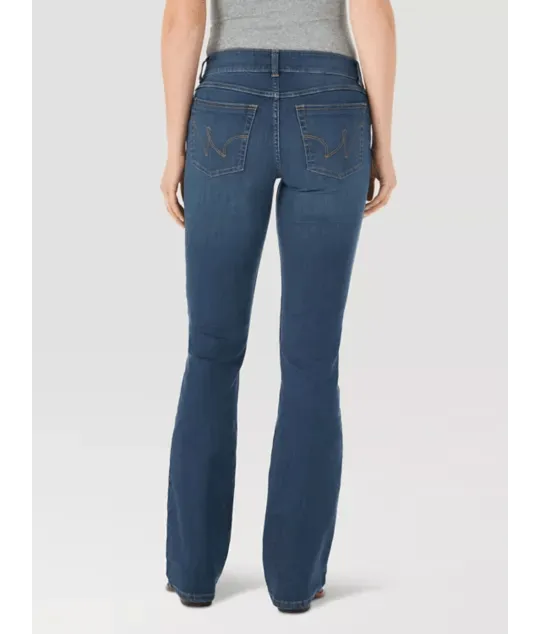 Wrangler Women's Mid Rise Jeans Bootcut - Kora