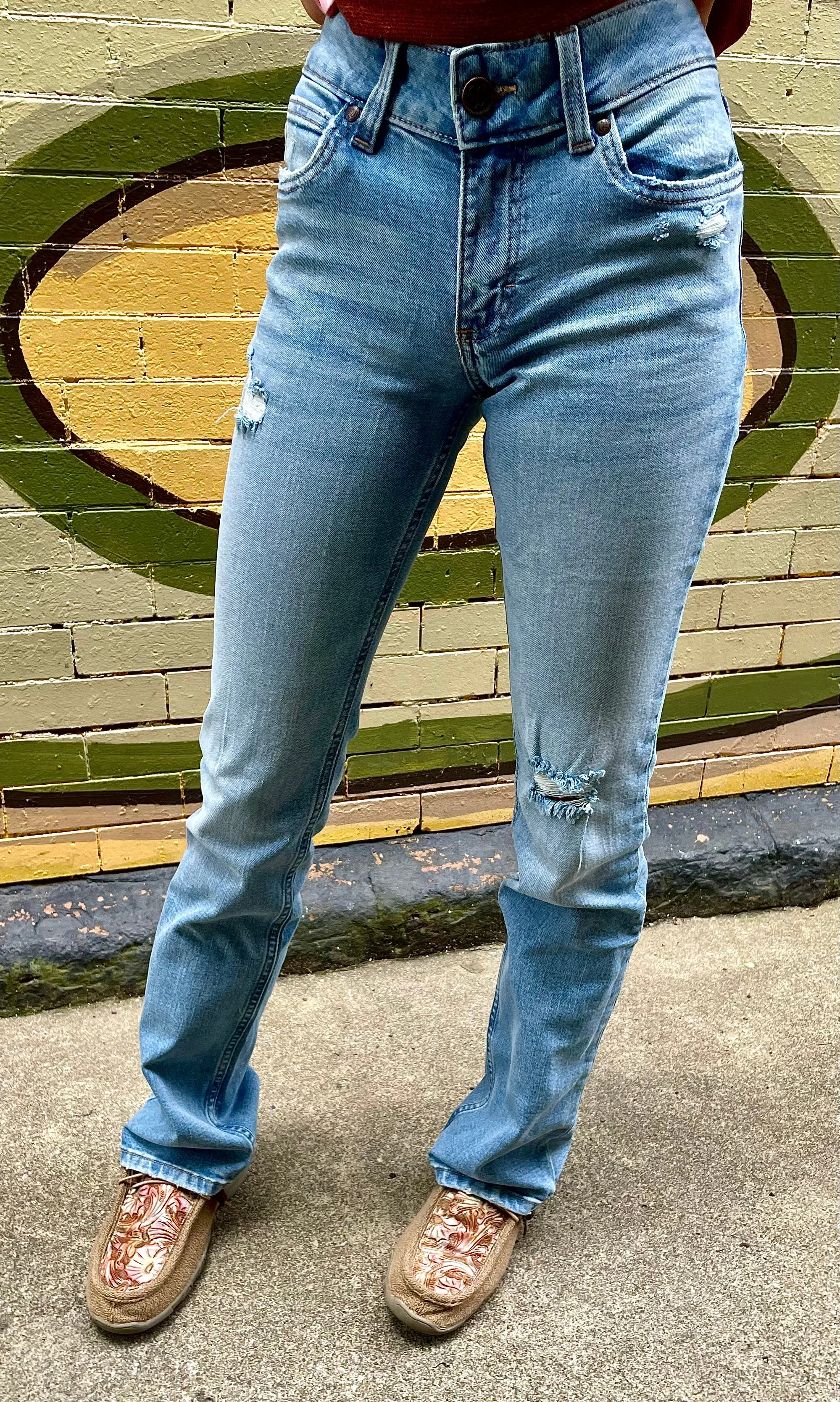 Wrangler Wynter Distressed Bootcut